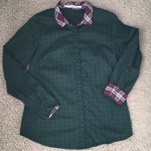 Gibson polka dot button shirt